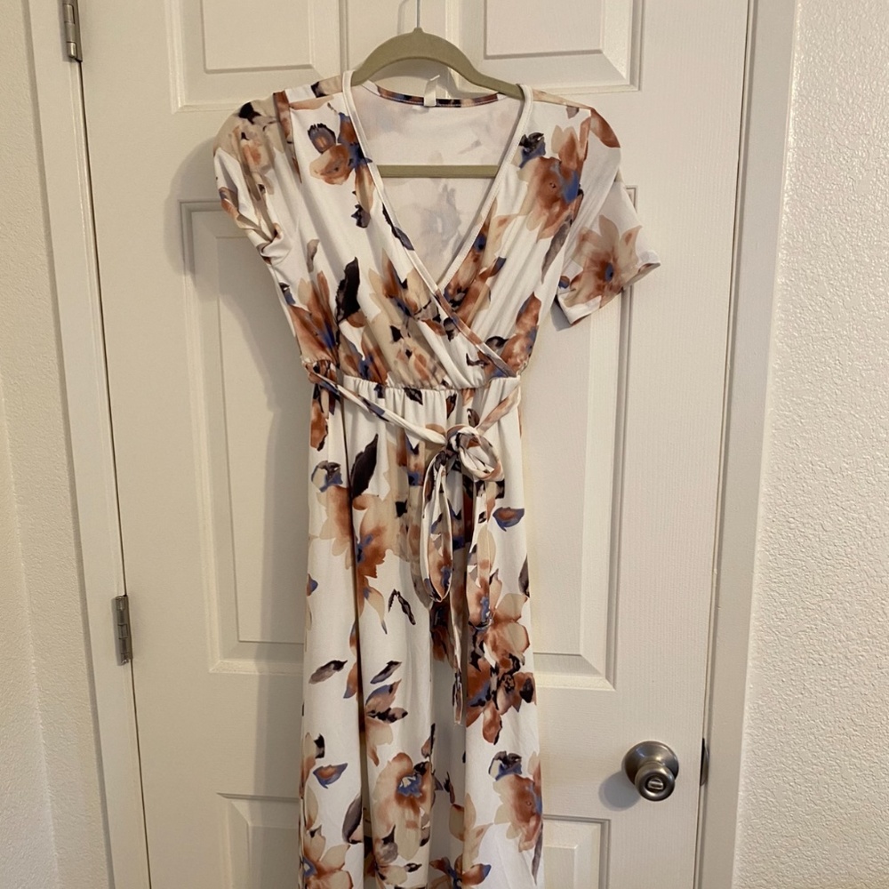 High-Low Floral Dress